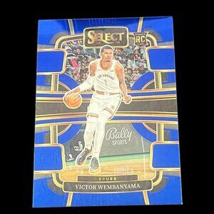 Victor Wembanyama RC 2023 Panini Select Blue #87 | Mint | Rookie Card